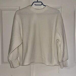 White Oversized Sweater